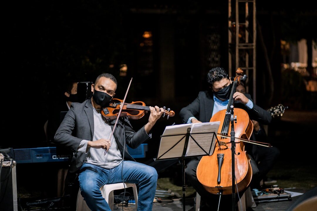 old tango musicians playing